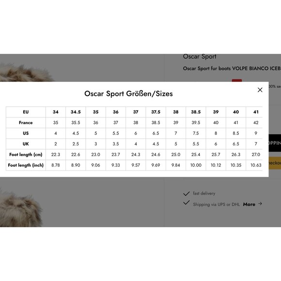 Oscar Sport Vera Gomma Boots Apres Ski White Rabbit Fur Italy EU 36 / US 5.5 NWT - Picture 12 of 12